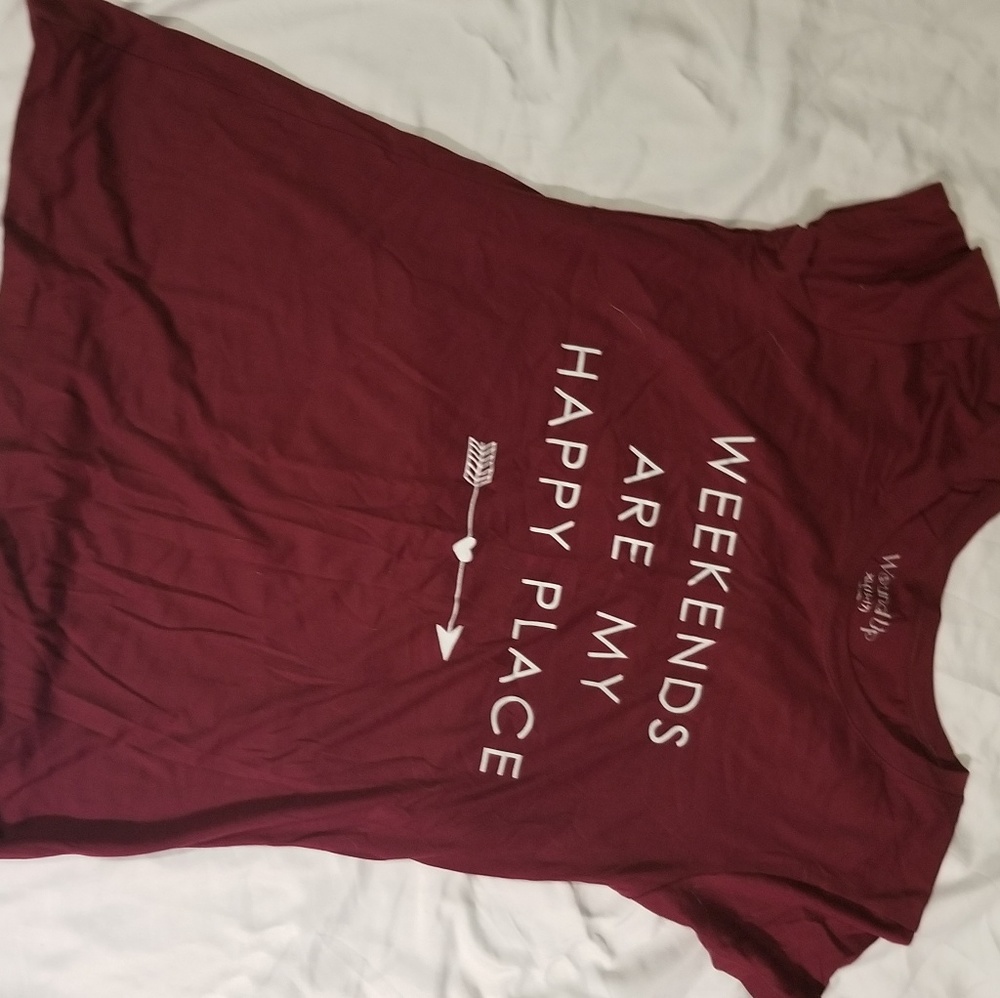 Red graphic tshirt